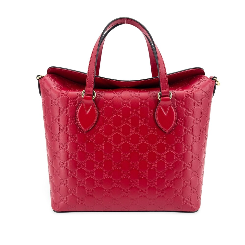 Gucci Signature Fold Over Guccissima Leather Medium